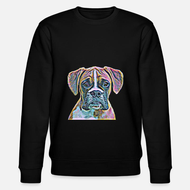 Chiens boxeurs - Sweat bio CHANGER Stanley/Stella Unisexe - noir