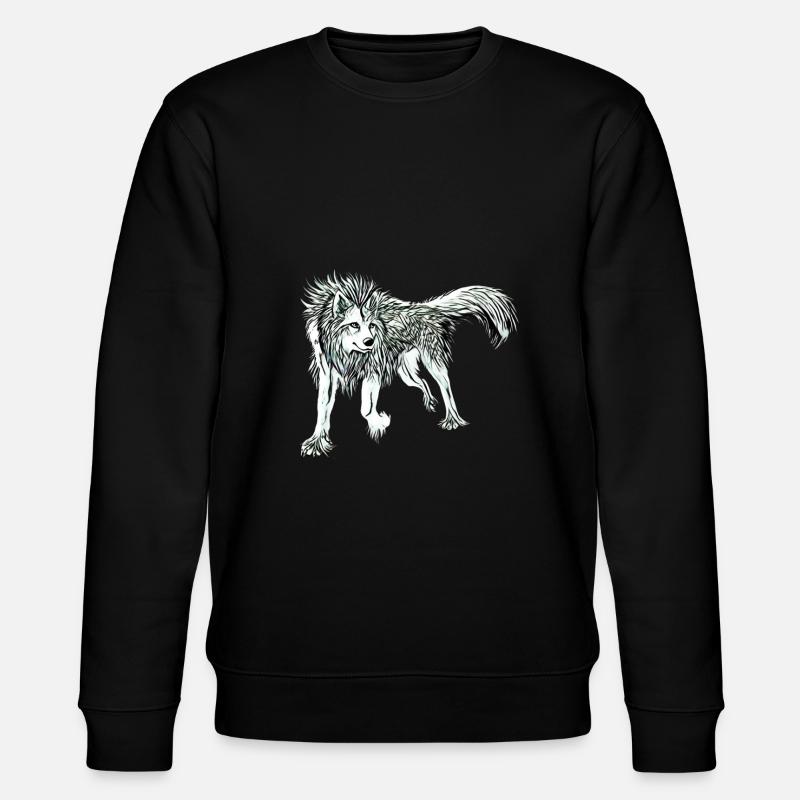 Werwolf - Stanley/Stella Unisex Bio-Sweatshirt CHANGER  - Schwarz