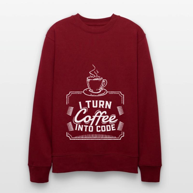 Coffee Code Programmieren Geschenk Lustig Koffein Stanley/Stella Unisex Bio-Sweatshirt CHANGER 