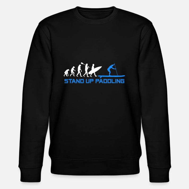 SUP evolution - Stanley/Stella CHANGER Unisex Organic Sweatshirt - black