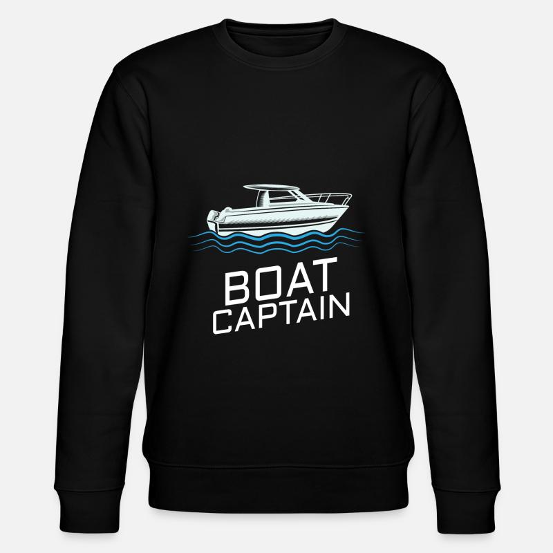 BATEAU: Capitaine de bateau - Sweat bio CHANGER Stanley/Stella Unisexe - noir