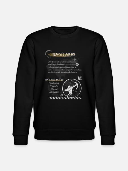SAGITTARIAN SIGN - Stanley/Stella CHANGER Unisex Organic Sweatshirt - black
