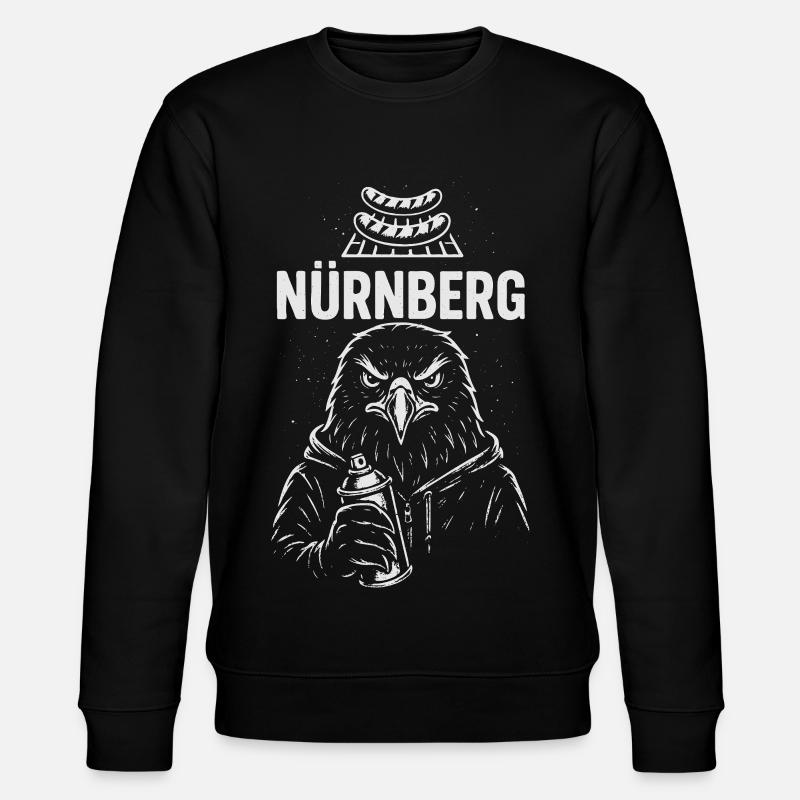 Grill & Graffiti Nuremberg - Stanley/Stella CHANGER Unisex Organic Sweatshirt - black