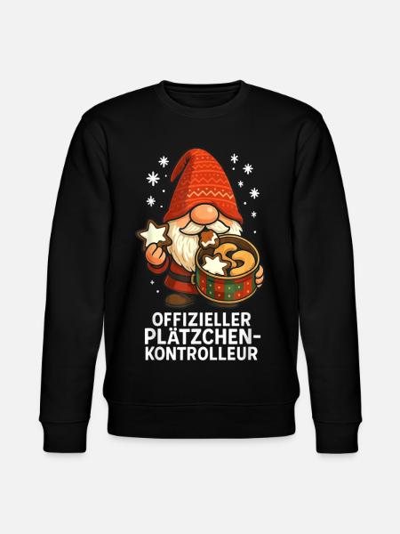 Official cookie inspector - Stanley/Stella CHANGER Unisex Organic Sweatshirt - black