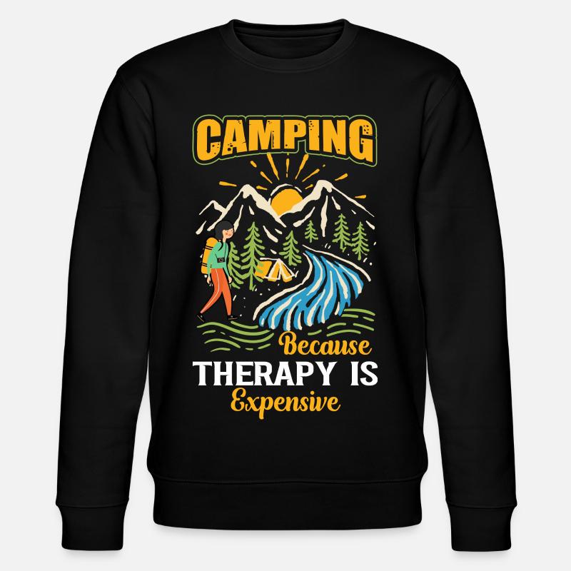 Camping - Stanley/Stella Unisex Bio-Sweatshirt CHANGER  - Schwarz