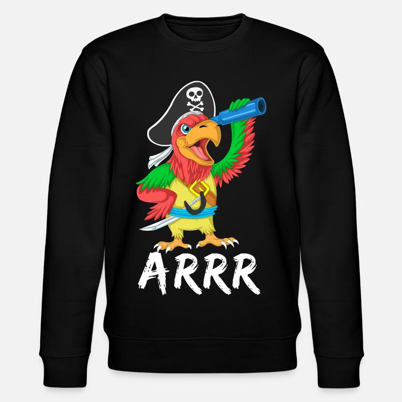 T-shirt Arrr du Perroquet Pirate - Sweat bio CHANGER Stanley/Stella Unisexe - noir