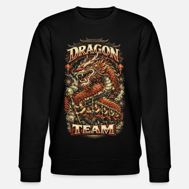 Danse du Dragon Drachentanz - Sweat bio CHANGER Stanley/Stella Unisexe - noir