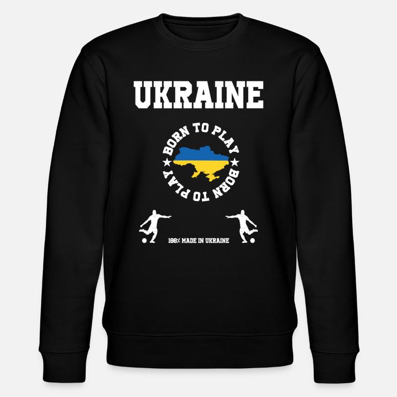 Ukraine - Stanley/Stella Unisex Bio-Sweatshirt CHANGER  - Schwarz