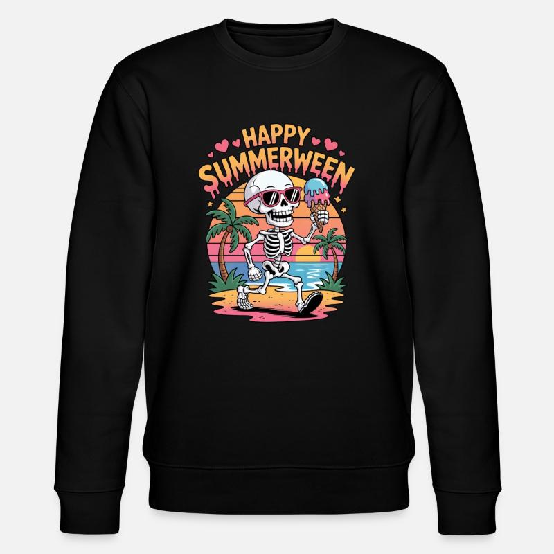 Happy Summerween Glace d’Halloween - Sweat bio CHANGER Stanley/Stella Unisexe - noir