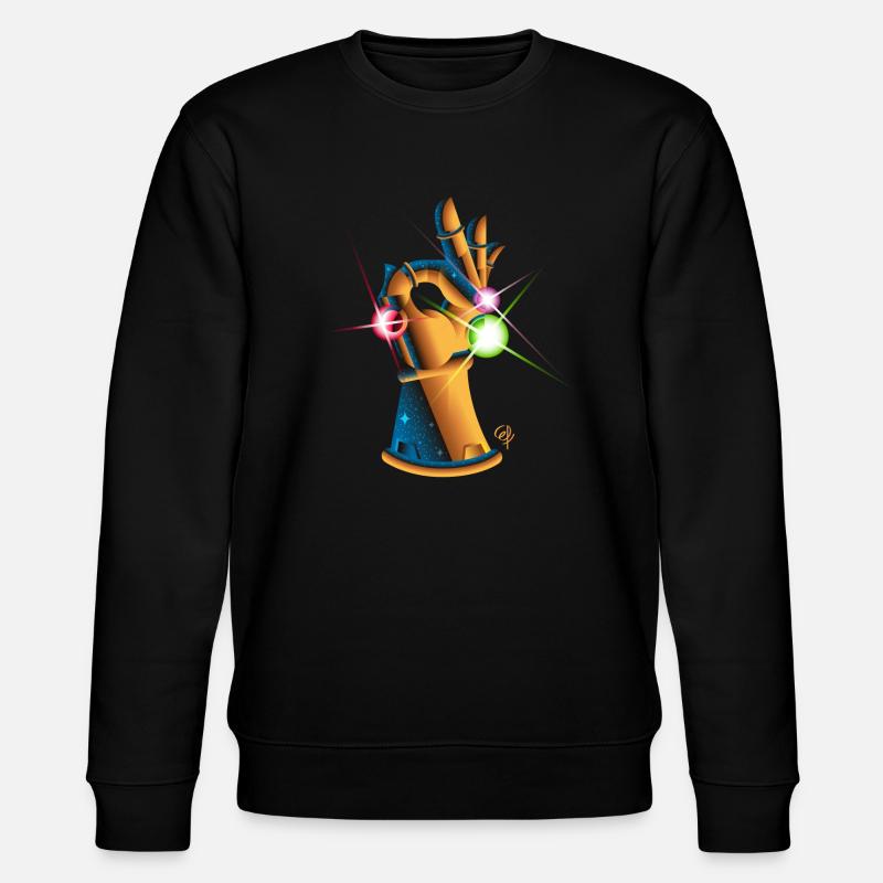 Infinity Gauntlet Game - Stanley/Stella CHANGER Unisex Organic Sweatshirt - black