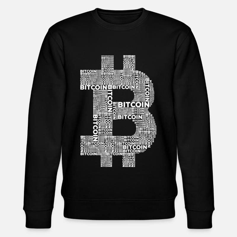 Bitcoin - Stanley/Stella Unisex Bio-Sweatshirt CHANGER  - Schwarz
