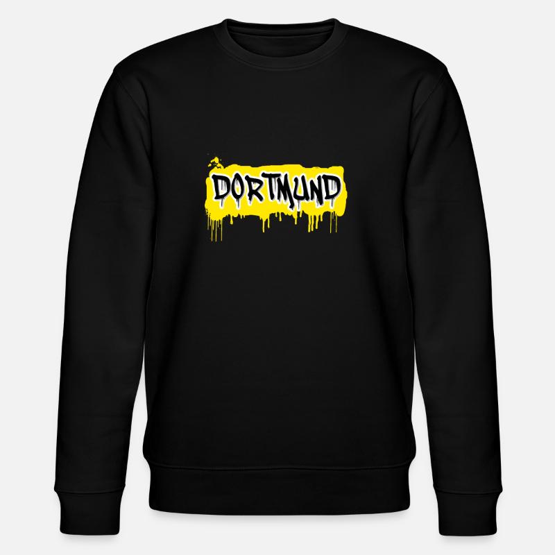 Dortmund Graffiti - Stanley/Stella Unisex Bio-Sweatshirt CHANGER  - Schwarz