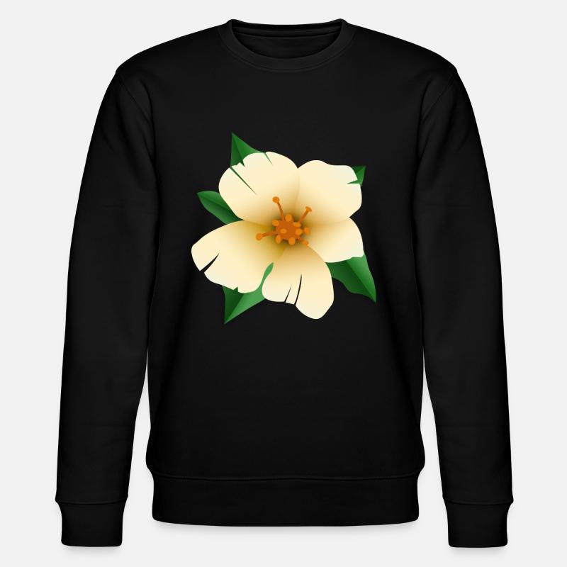 Fleur d’hibiscus - Sweat bio CHANGER Stanley/Stella Unisexe - noir