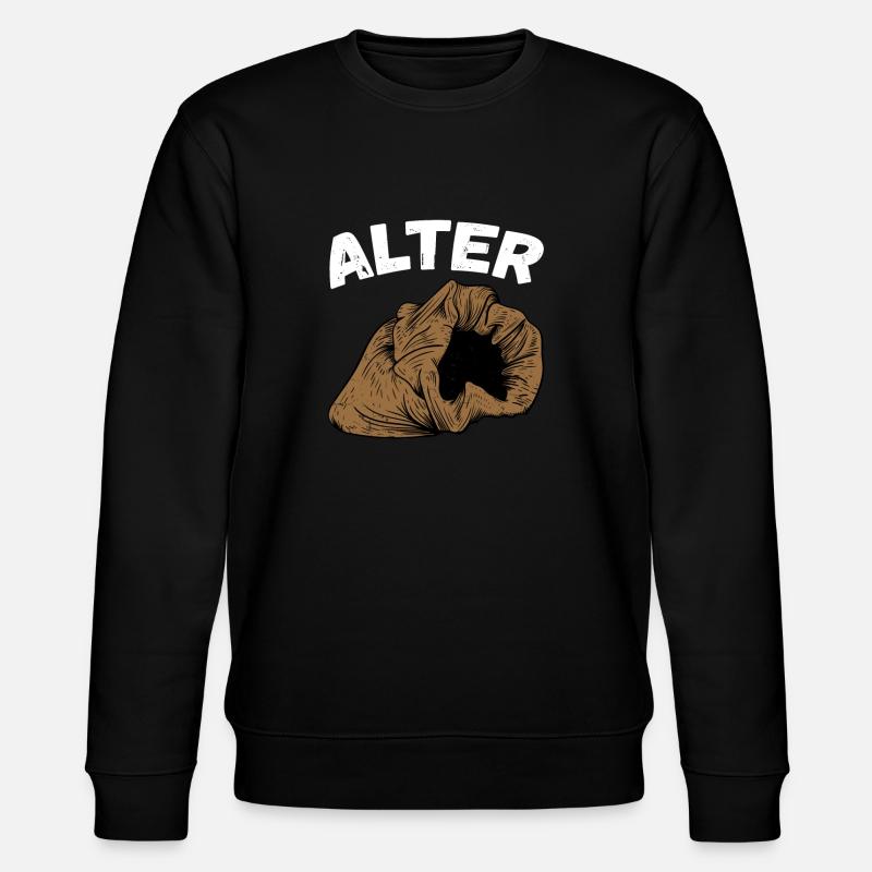 Alter Sack - Stanley/Stella Unisex Bio-Sweatshirt CHANGER  - Schwarz