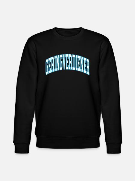 Geringverdiener - Stanley/Stella Unisex Bio-Sweatshirt CHANGER - Schwarz