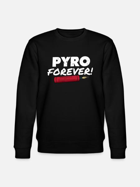 Pyro Forever - Stanley/Stella CHANGER Unisex Organic Sweatshirt - black