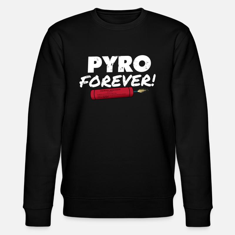 Pyro Forever - Stanley/Stella Unisex Bio-Sweatshirt CHANGER - Schwarz