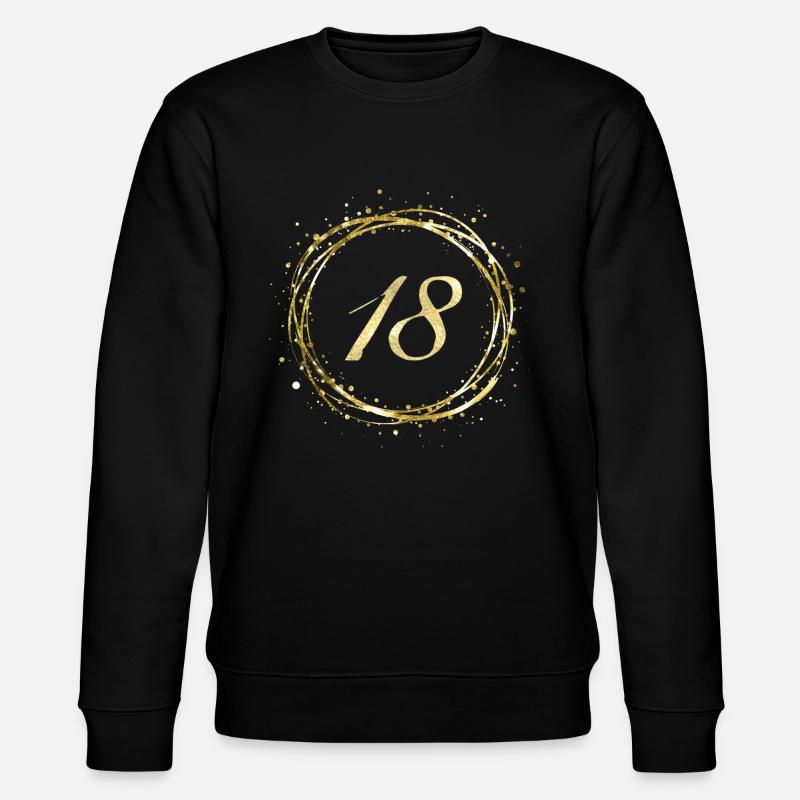 18 - Stanley/Stella Unisex Bio-Sweatshirt CHANGER  - Schwarz