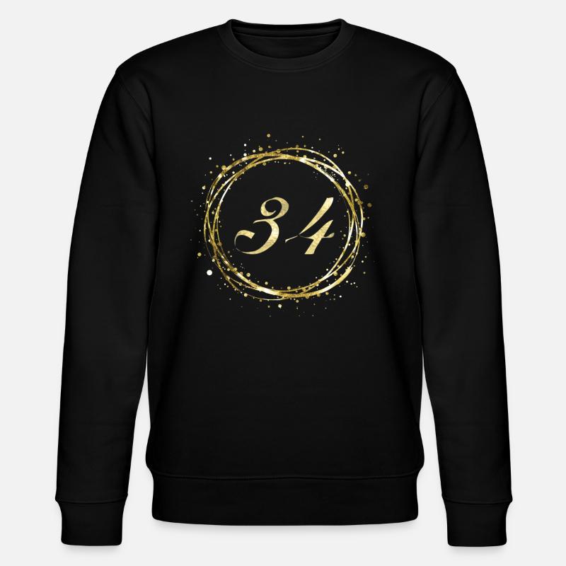 34 - Stanley/Stella Unisex Bio-Sweatshirt CHANGER  - Schwarz