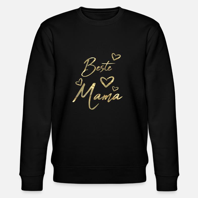 Beste Mama - Stanley/Stella Unisex Bio-Sweatshirt CHANGER  - Schwarz