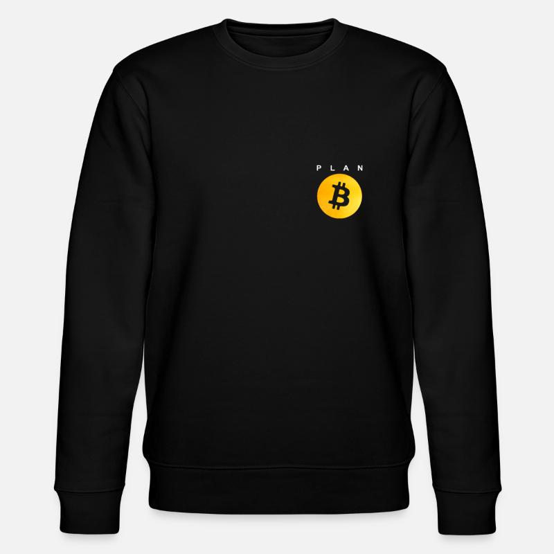 Plan B - Bitcoin - Stanley/Stella CHANGER Unisex Organic Sweatshirt - black
