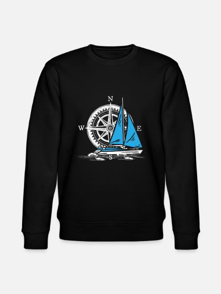Catamaran voile double coque - Sweat bio CHANGER Stanley/Stella Unisexe - noir