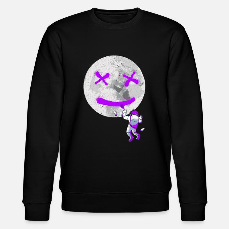 Graffiti Astronaute Street Art - Sweat bio CHANGER Stanley/Stella Unisexe - noir
