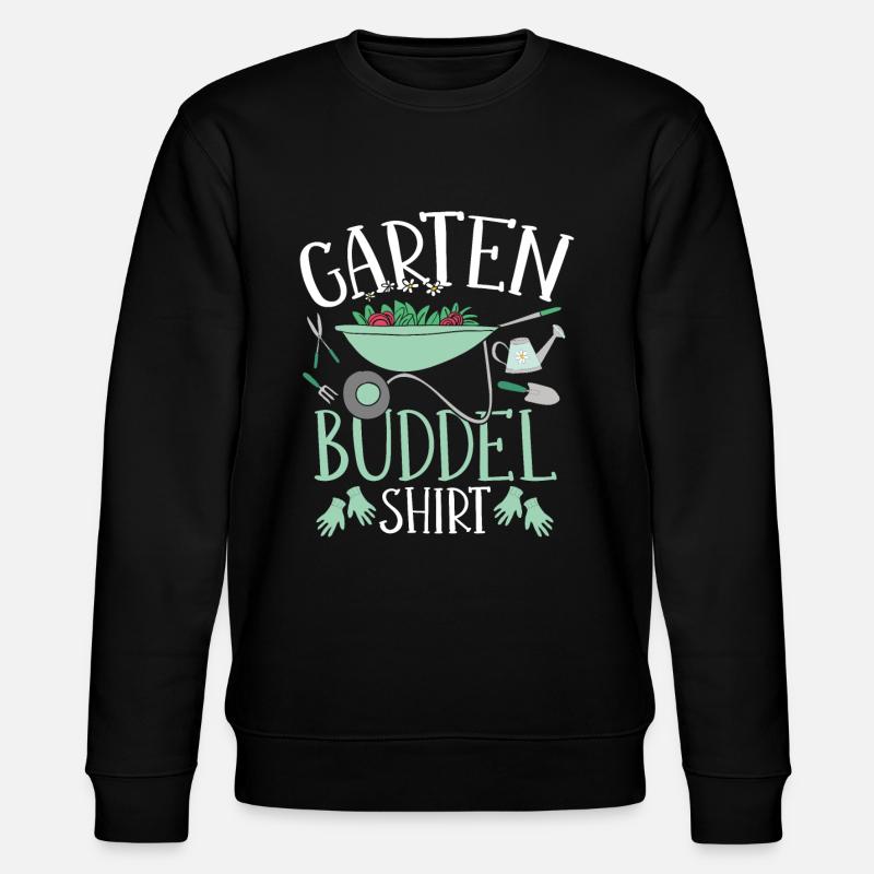 Offizielles Garten Buddelshirt - Stanley/Stella Unisex Bio-Sweatshirt CHANGER  - Schwarz