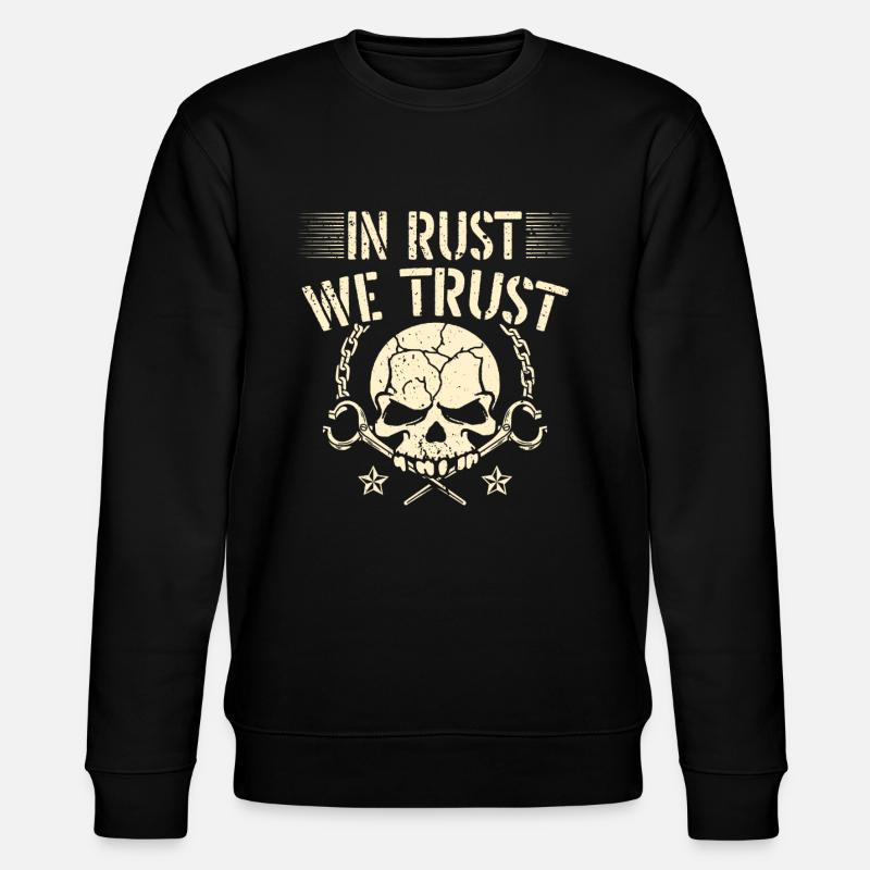 In Rust we rely on Blacksmith Bladesmith - Stanley/Stella CHANGER Unisex Organic Sweatshirt - black