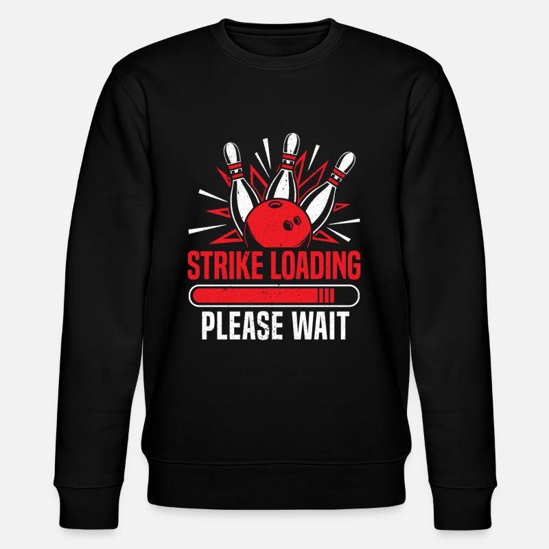 Strike Loading Bowling - Stanley/Stella CHANGER Unisex Organic Sweatshirt - black