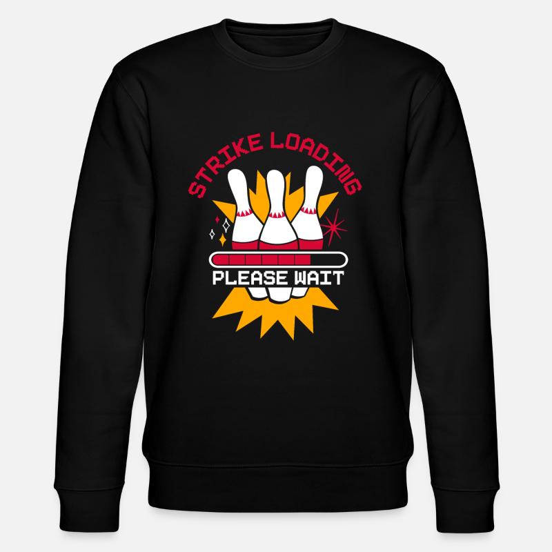Strike Loading Bowling - Stanley/Stella Unisex Bio-Sweatshirt CHANGER  - Schwarz