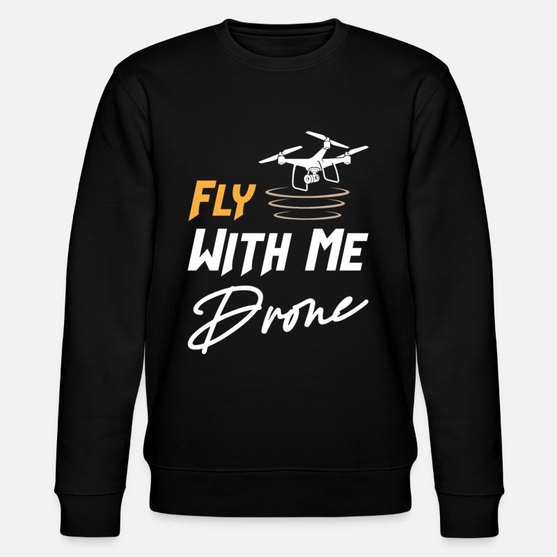 Drone Fly With Me - Sweat bio CHANGER Stanley/Stella Unisexe - noir