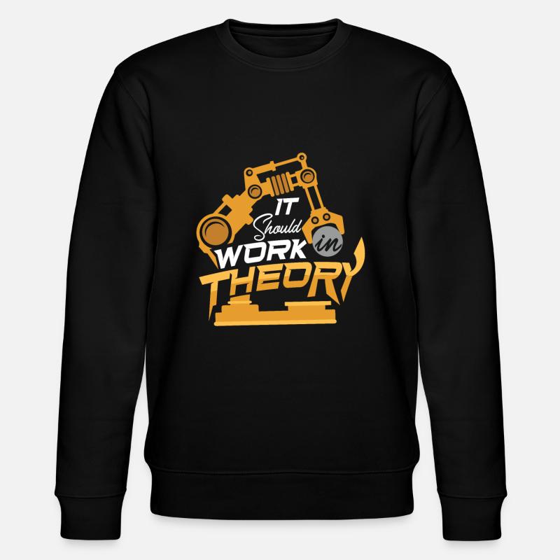 Robotics Machine Learning Robotics Engineering - Stanley/Stella Unisex Bio-Sweatshirt CHANGER  - Schwarz