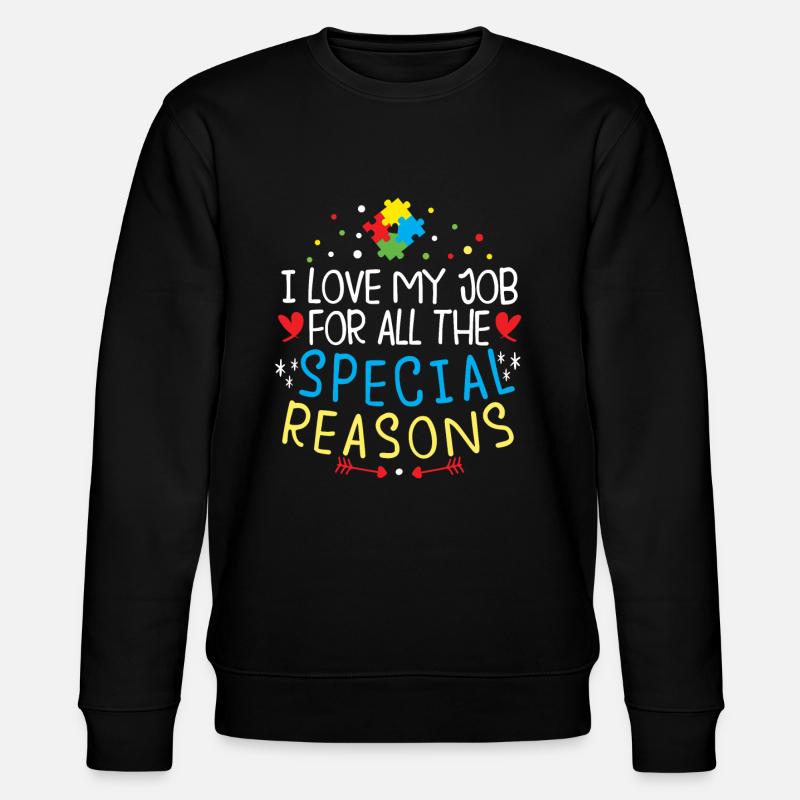 Sonderschullehrer Sped Teacher Inclusion - Stanley/Stella Unisex Bio-Sweatshirt CHANGER  - Schwarz