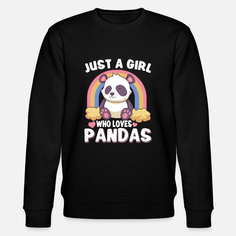 Pandabear Panda Bambou Faune Chine - Sweat bio CHANGER Stanley/Stella Unisexe - noir