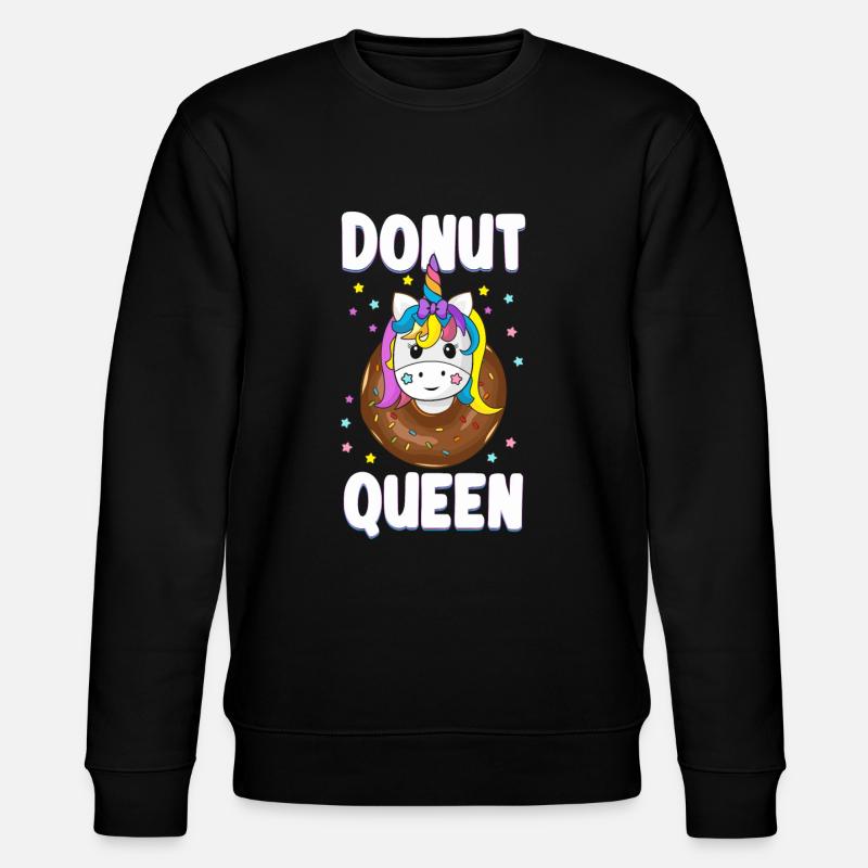 Donut Doughnut Baking Cake Baker - Stanley/Stella Unisex Bio-Sweatshirt CHANGER  - Schwarz