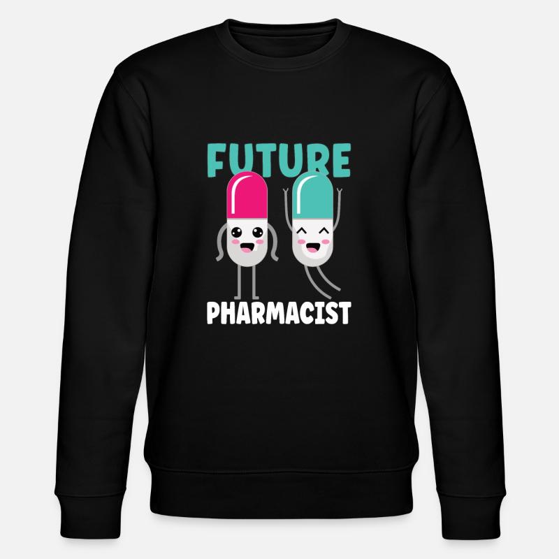 Funny pharmacist-pharmacy-technician-pharmacy - Stanley/Stella CHANGER Unisex Organic Sweatshirt - black