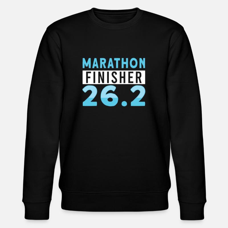 Runners's Half Marathon Finishers - Stanley/Stella CHANGER Unisex Organic Sweatshirt - black