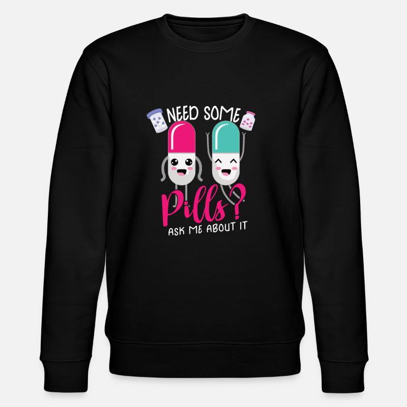 Lustige Apotheker-apotheken-techniker-apotheke - Stanley/Stella Unisex Bio-Sweatshirt CHANGER  - Schwarz