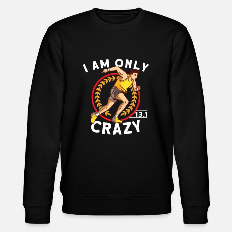 Runners's Half Marathon Finishers - Stanley/Stella CHANGER Unisex Organic Sweatshirt - black