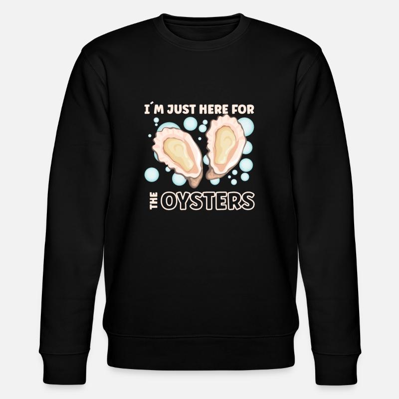 Auster-liebhaber Lustige Auster Auster Shucker - Stanley/Stella Unisex Bio-Sweatshirt CHANGER  - Schwarz