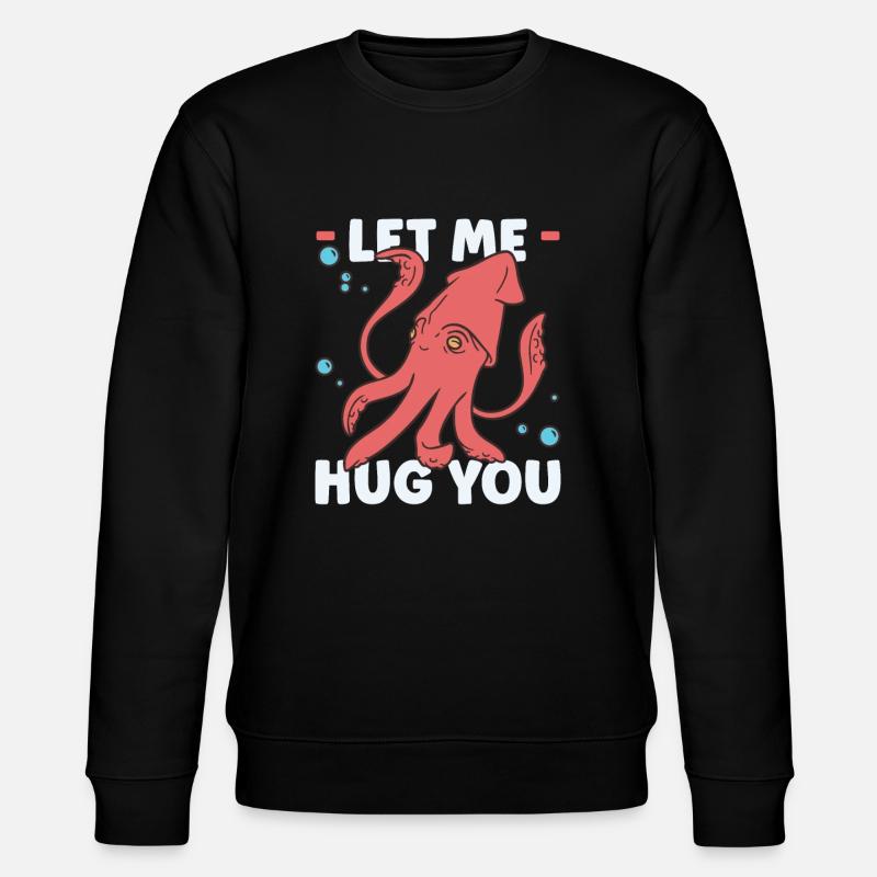 Octopus-lover-octopus Funny - Stanley/Stella CHANGER Unisex Organic Sweatshirt - black