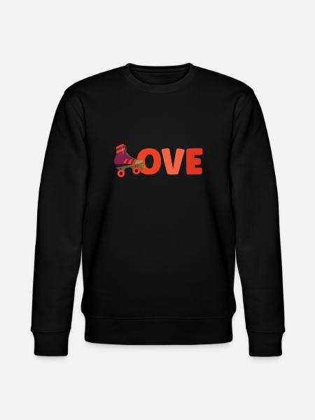 Roller Skate Roller Skating Roller Derby - Stanley/Stella CHANGER Unisex Organic Sweatshirt - black