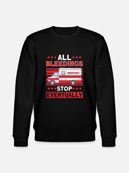 Paramedic First Responder Ambulance Driver - Stanley/Stella CHANGER Unisex Organic Sweatshirt - black