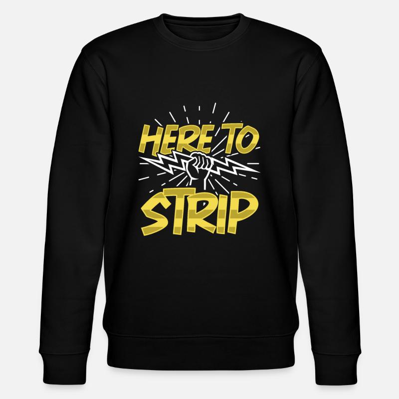 Electrician Electrical Engineer Lineman Electrical - Stanley/Stella CHANGER Unisex Organic Sweatshirt - black
