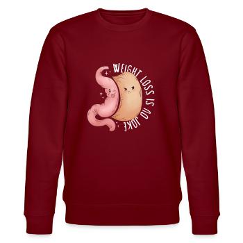Sleeve gastrectomy sleeve gastrectomy - Stanley/Stella CHANGER Unisex Organic Sweatshirt - burgundy - Front - Nik (191cm) & Marisol (170cm)