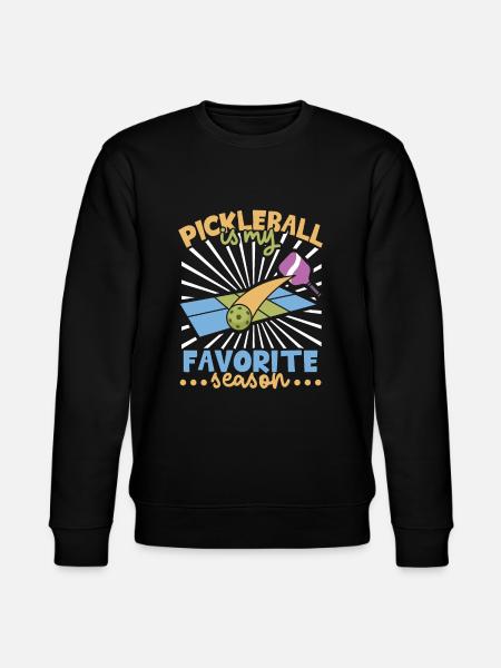Pickleball Player Pickleball Paddle Pickleball - Stanley/Stella CHANGER Unisex Organic Sweatshirt - black