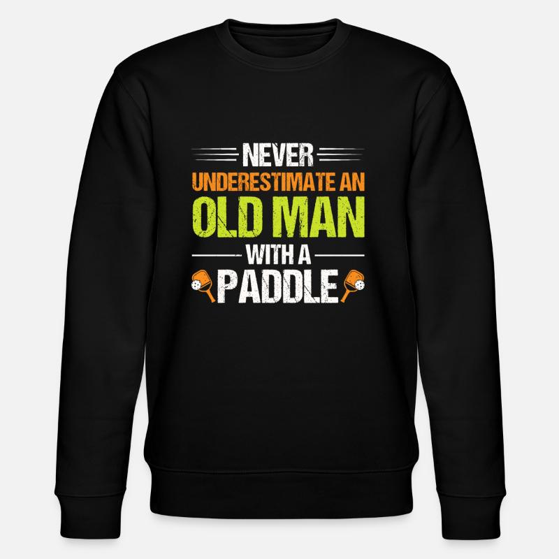 Pickleball Player Pickleball Paddle Pickleball - Stanley/Stella Unisex Bio-Sweatshirt CHANGER - Schwarz