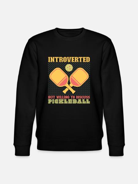 Pickleball Player Pickleball Paddle Pickleball - Stanley/Stella CHANGER Unisex Organic Sweatshirt - black