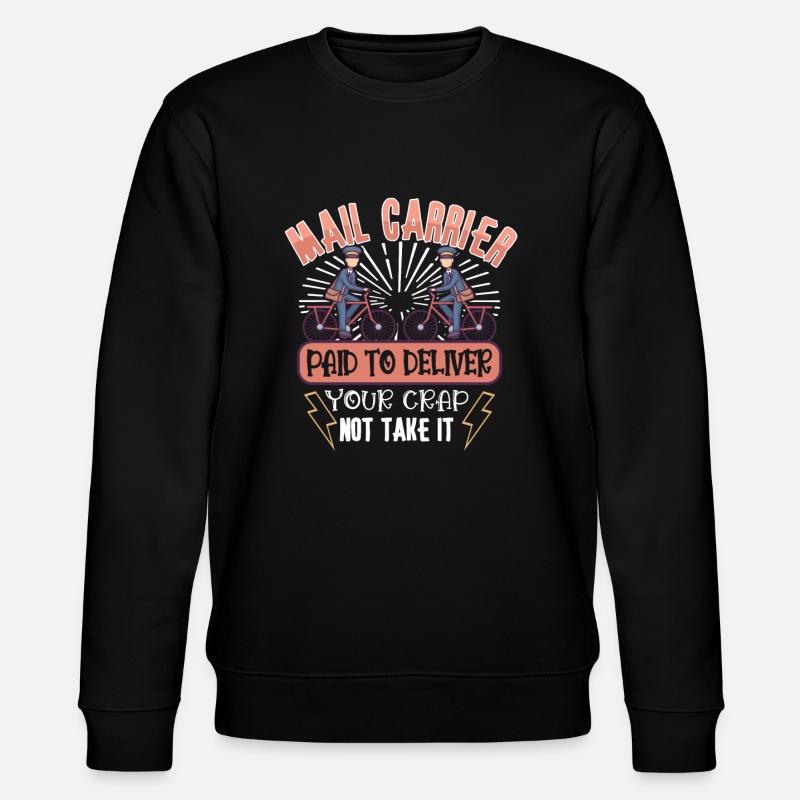 Postman Postlady Postman Post - Stanley/Stella CHANGER Unisex Organic Sweatshirt - black